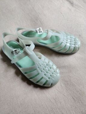 Melissa Pale Mint Green Jelly Fisherman Sandals